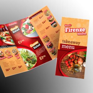 menu printing